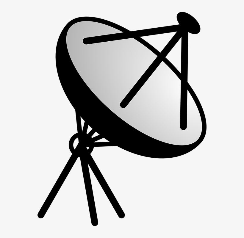 Dish Antenna Clip Art, transparent png #4655524