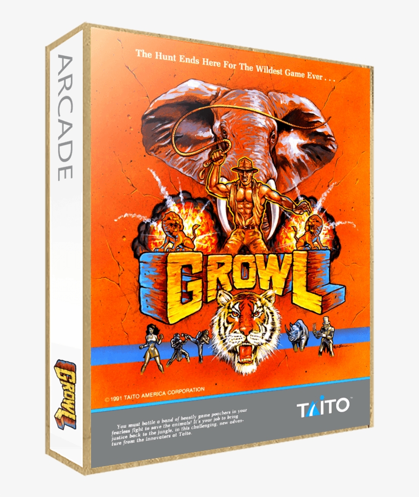 Growl Arcade Art, transparent png #4655575