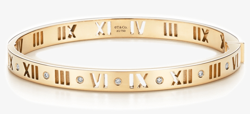 Medium Atlas Narrow Pierced Hinged Bangle In 18k Gold - Atlas Pierced Hinged Bangle, transparent png #4657057
