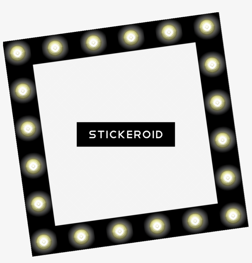 Makeup Mirror Frame - Showbiz Makeup Mirror Png, transparent png #4658145