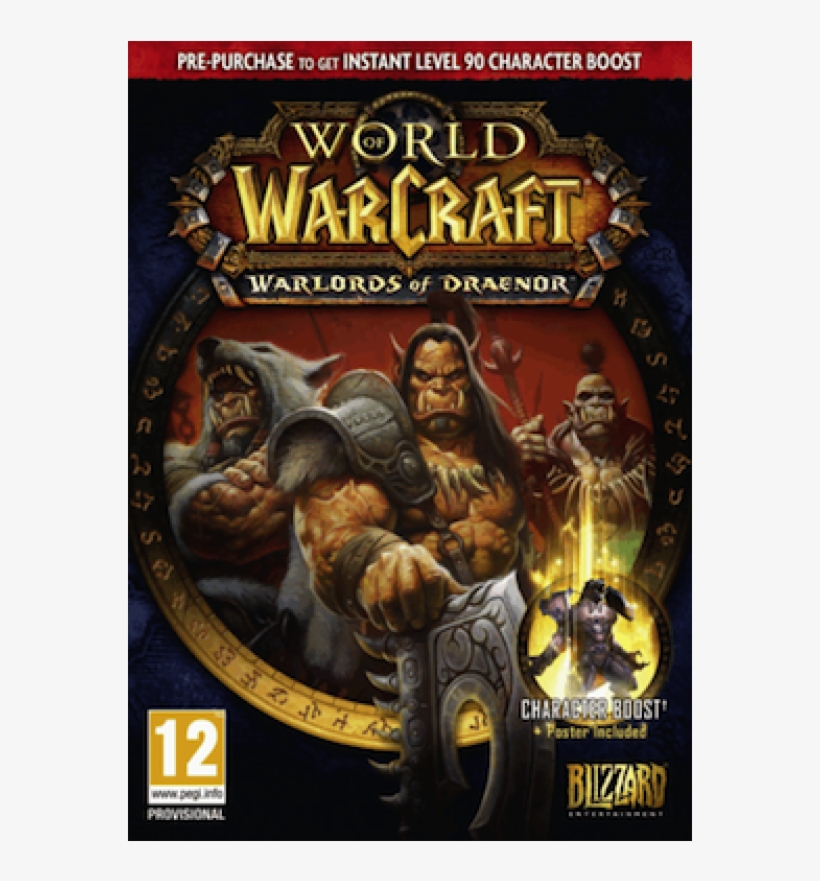 World Of Warcraft - Wow Warlords Of Draenor Box, transparent png #4659525