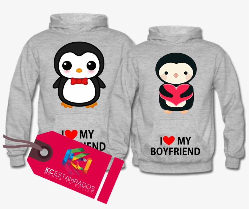 Polerones De Enamorados Love Pingüinos Png Polero Angry - Happy Birthday Hoodie, transparent png #4659707