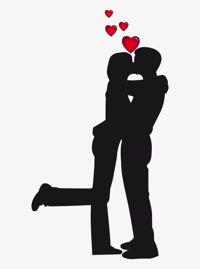 Love Is All - Couples Kissing, transparent png #4659840