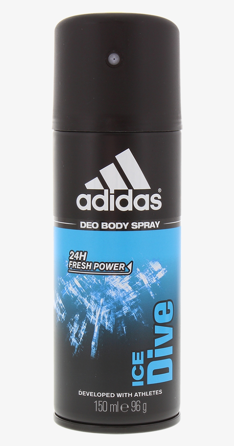 Adidas Body Spray Ice Dive 150ml, transparent png #4660002