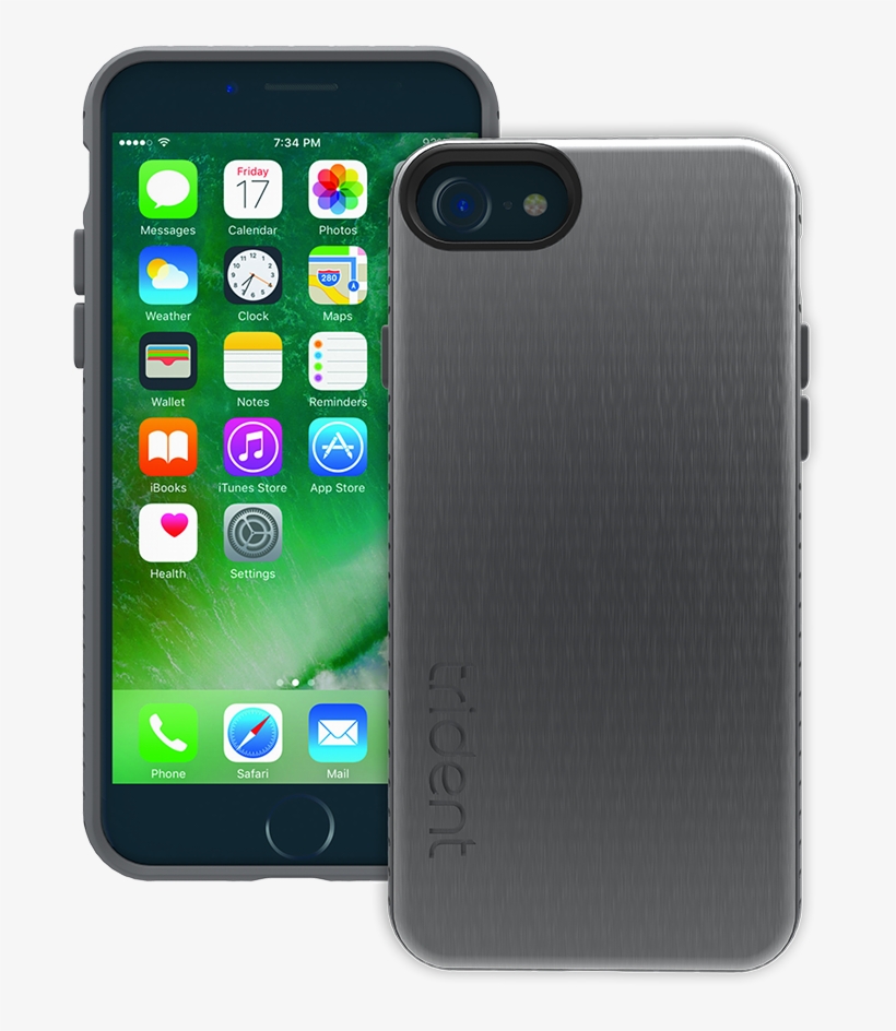 Taih7k0- - Trident Aegis Series Sleek Armor Cover For Iphone 7, transparent png #4660481