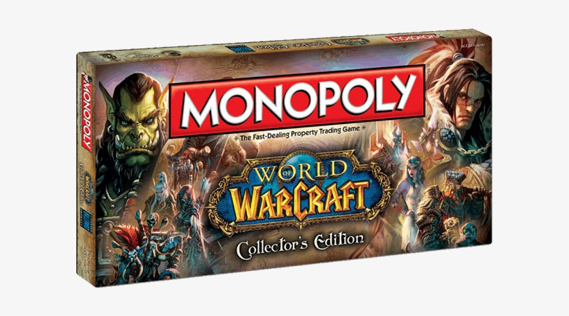 1 Of - Monopoly Board Game, World Of Warcraft Collectors Edition, transparent png #4660532