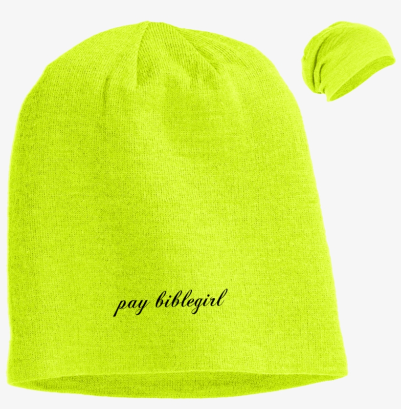 Biblegirl Pay Bible Slouch Beanie - Figure Skating, transparent png #4660533