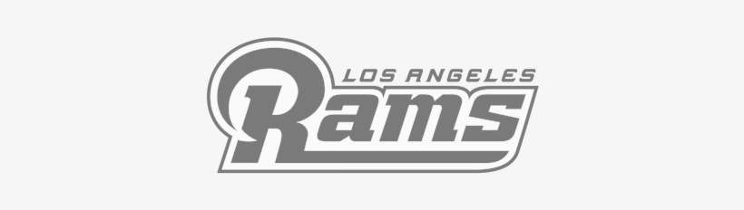 Clients - La Rams Black & White, transparent png #4661117