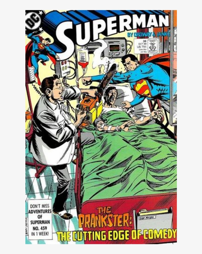 Купете Comics 1989-10 Superman - Superman Battles The Billionaire Bully, transparent png #4661606