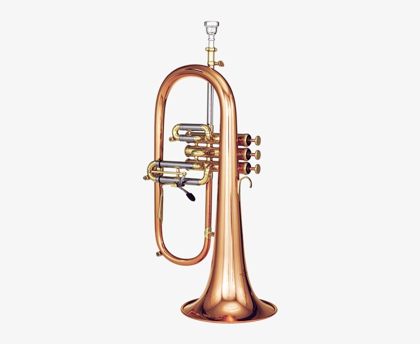 At King Musical Instruments, In Charge Of The Benge - Kanstul 1525 Series Bb Flugelhorn 1525-1 Lacquer, transparent png #4661708