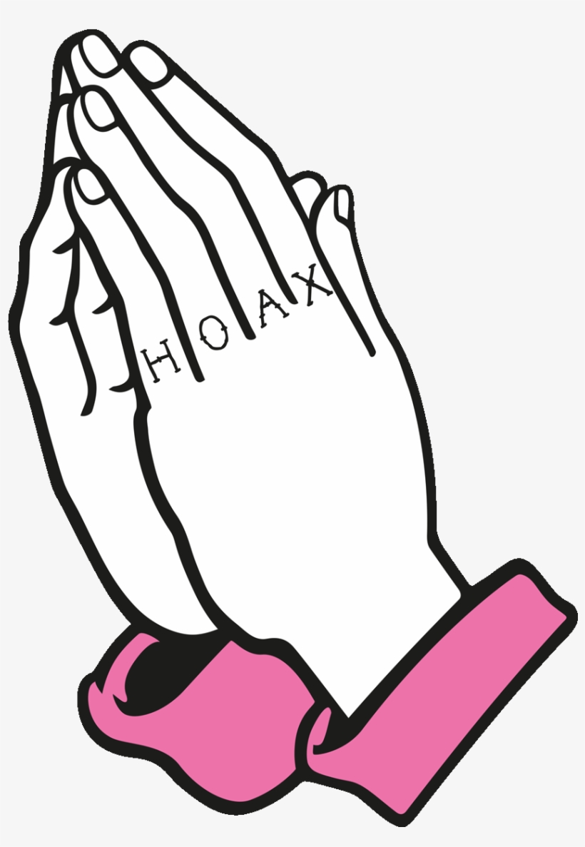 Pray Praying Hands Sticker By Saint Hoax - Hands Praying Gif, transparent png #4662443