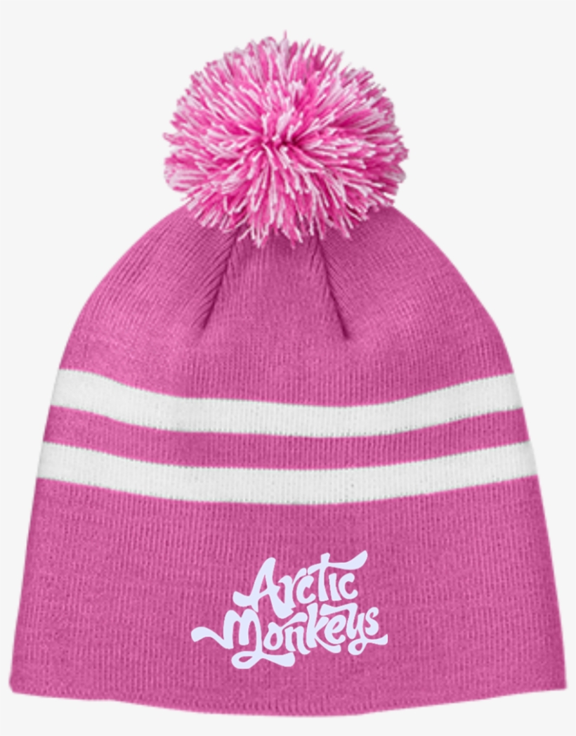 Arctic Monkeys Tt122 Team 365 Striped Pom Beanie - Let's Get Weird Tt122 Team 365 Striped Pom Beanie, transparent png #4662636