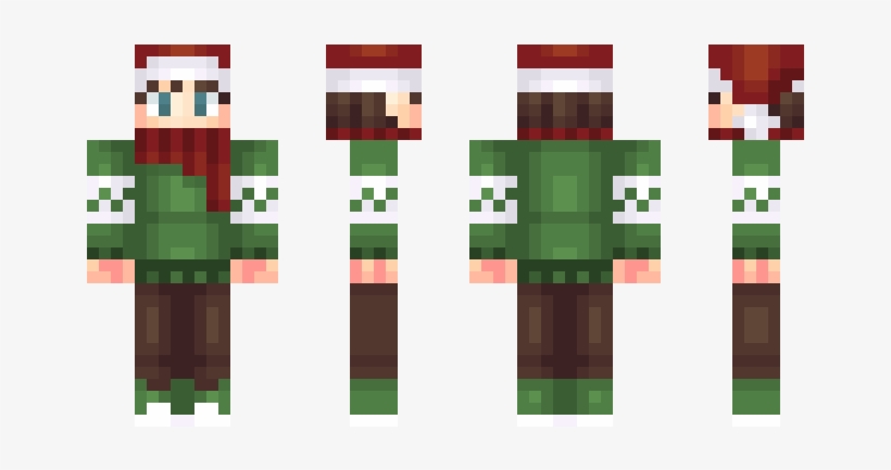 Minecraft Christmas Skin, transparent png #4665401