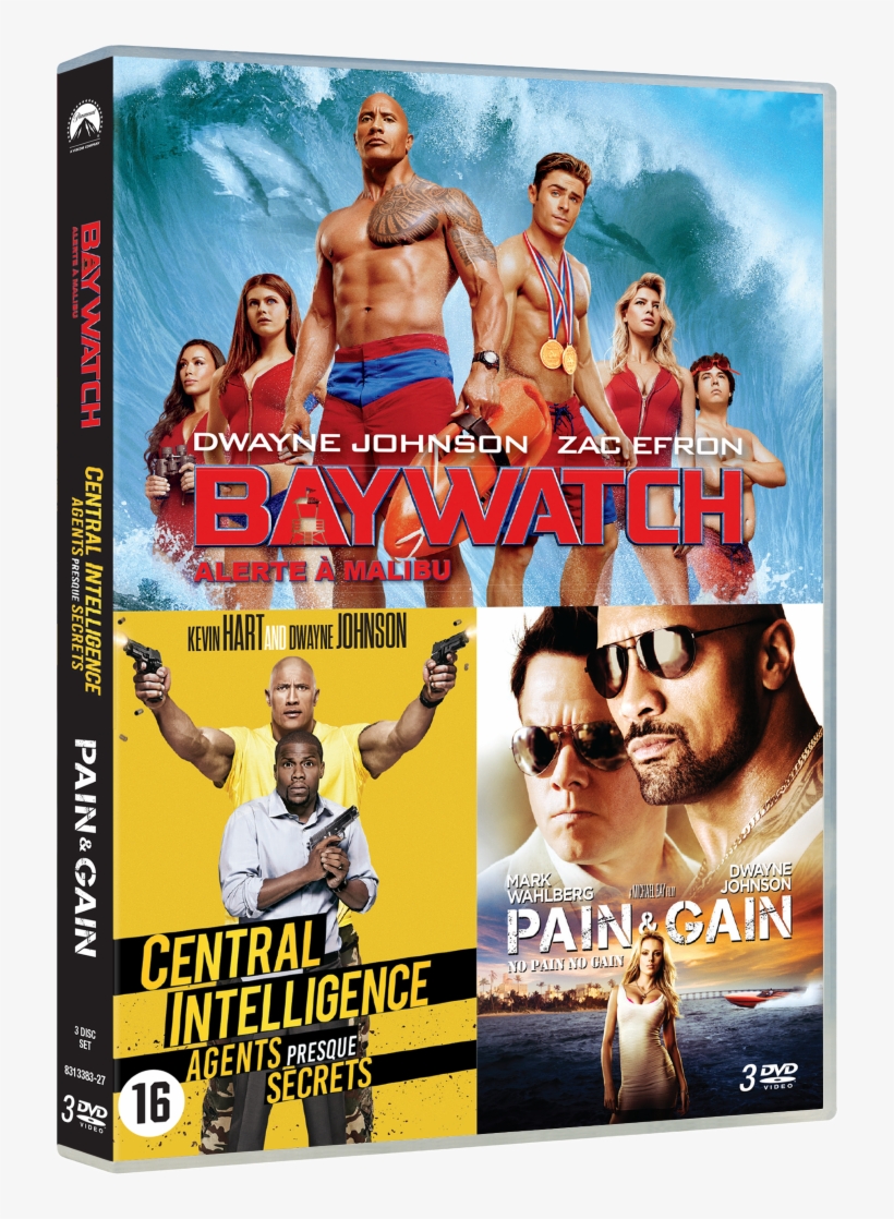 Rock Comedy Box 3d - Universal Pictures Central Intelligence Dvd, transparent png #4665589