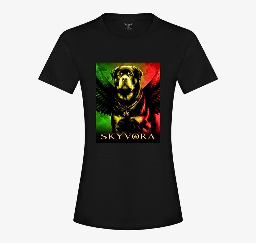 Skyvora Rottweiler Women's Tee - T-shirt, transparent png #4666056