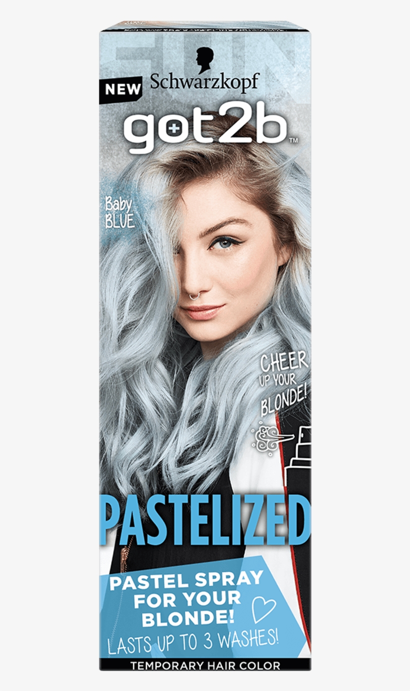 Got2b Color Com Pastelized Baby Blue - Schwarzkopf Got2b Hair Dye, transparent png #4666886