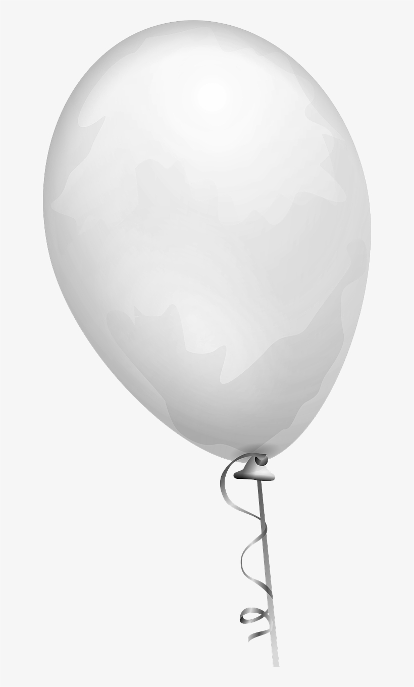 White Balloon Png Transparent Background, transparent png #4667292