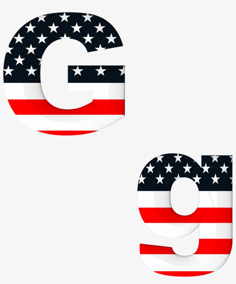 Alphabet Design In Flag, transparent png #4667430