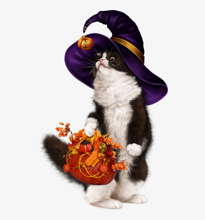 3chatcitrouille - Centerblog Halloween Chat Tubes, transparent png #4667486