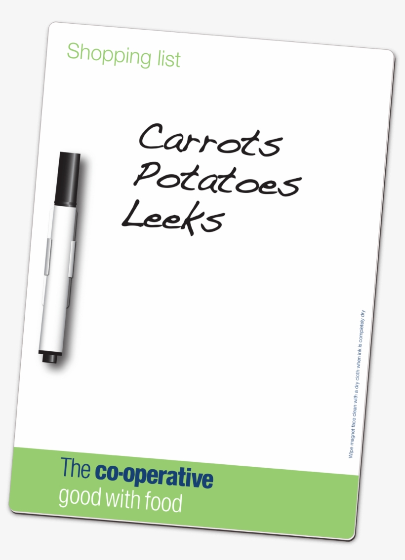 Fridge Magnet And Pen - Co Operative, transparent png #4668085