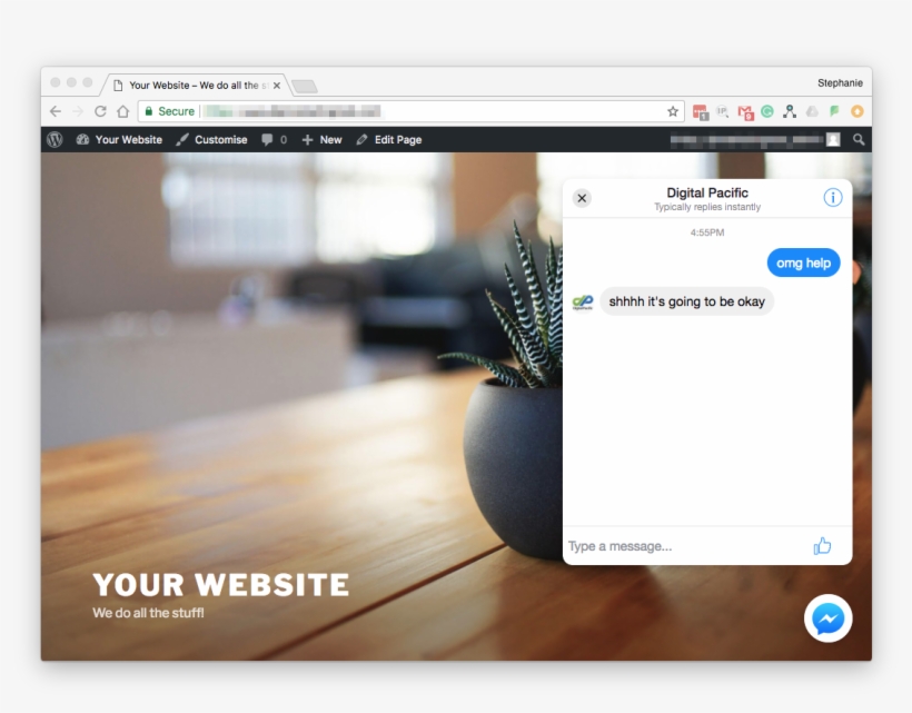 Presuming The Visitor Is Already Logged Into Facebook - Wordpress, transparent png #4668752