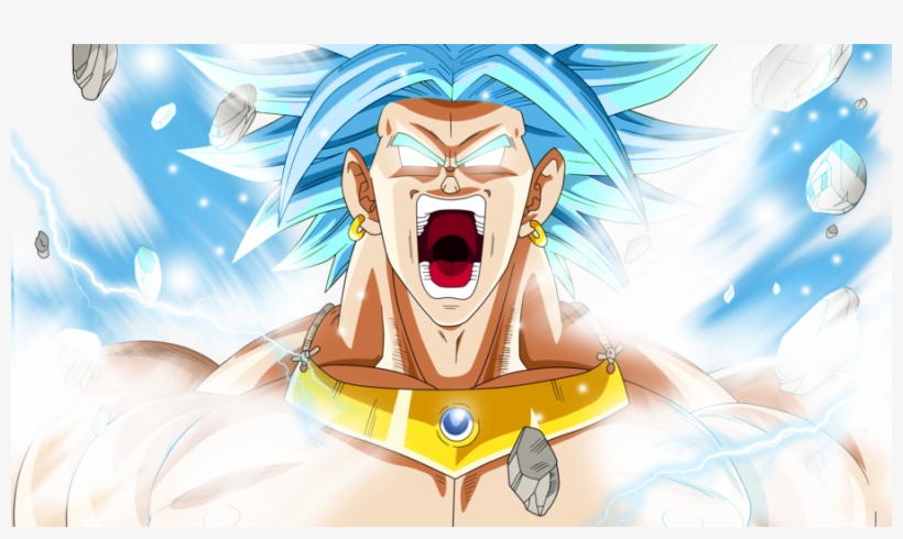 Banner Black And White Download Dragon Ball Super By - Dragon Ball Super Broly Blue, transparent png #4669614