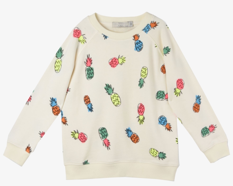 Stella Mccartney Kids Betty Sweatshirt Pineapple Aop - Sweatshirt, transparent png #4669828