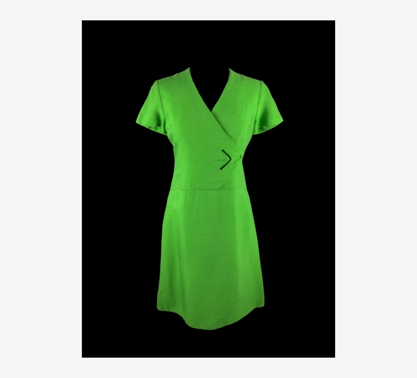 1960s Apple Green Dress - Day Dress, transparent png #4670744