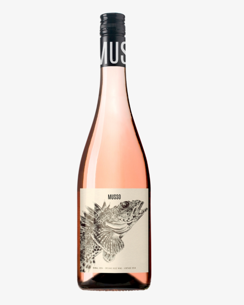Musso Bobal Wine Bottle Design, Wine Label Design, - Musso Bobal Rose, transparent png #4671982