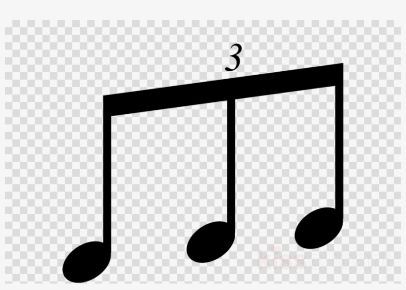 Triplet Note Png Clipart Musical Note Eighth Note Beam - Notes Without Background, transparent png #4672187