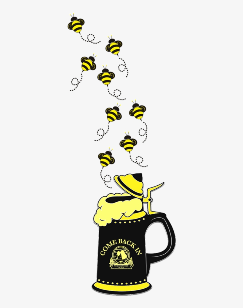 Bee Beer - Oktoberfest Beer Stein Shirt German October Festival, transparent png #4674092