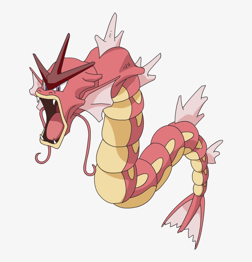 Magikarp Drawing Gyarados - Pokemon Gyarados Shiny Png, transparent png #4674327