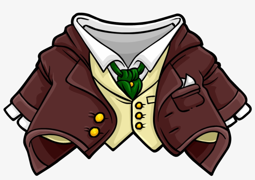 Humbug Coat Clothing Icon Id 4146 - Club Penguin Humbug, transparent png #4675424