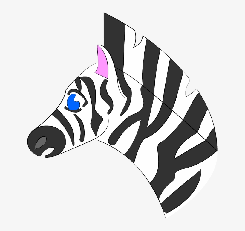 Line Zebra Color - Illustration, transparent png #4675576