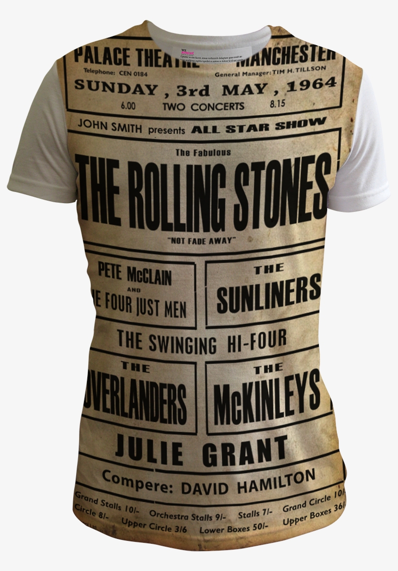 Rolling Stone Vintage Men White - Vintage Poster, transparent png #4677702