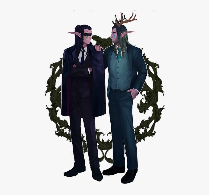 Stormrage Brothers In Suits By 네음 - Halloween Costume, transparent png #4678190