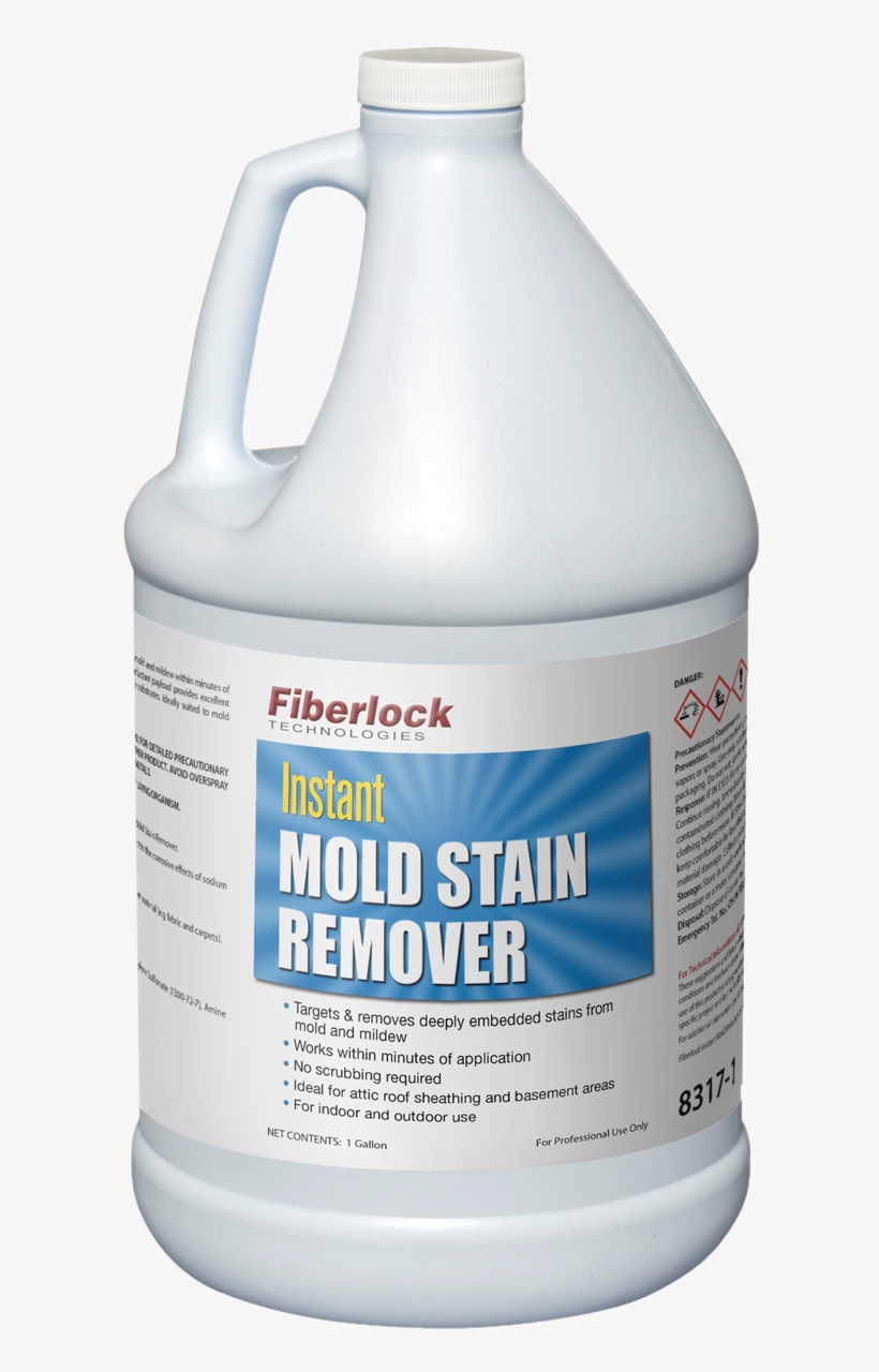 Fiberlock Instant Mold Stain Remover Gal - Fiberlock 8310 1 Gallon Shockwave Concentrate Cleaner, transparent png #4678804