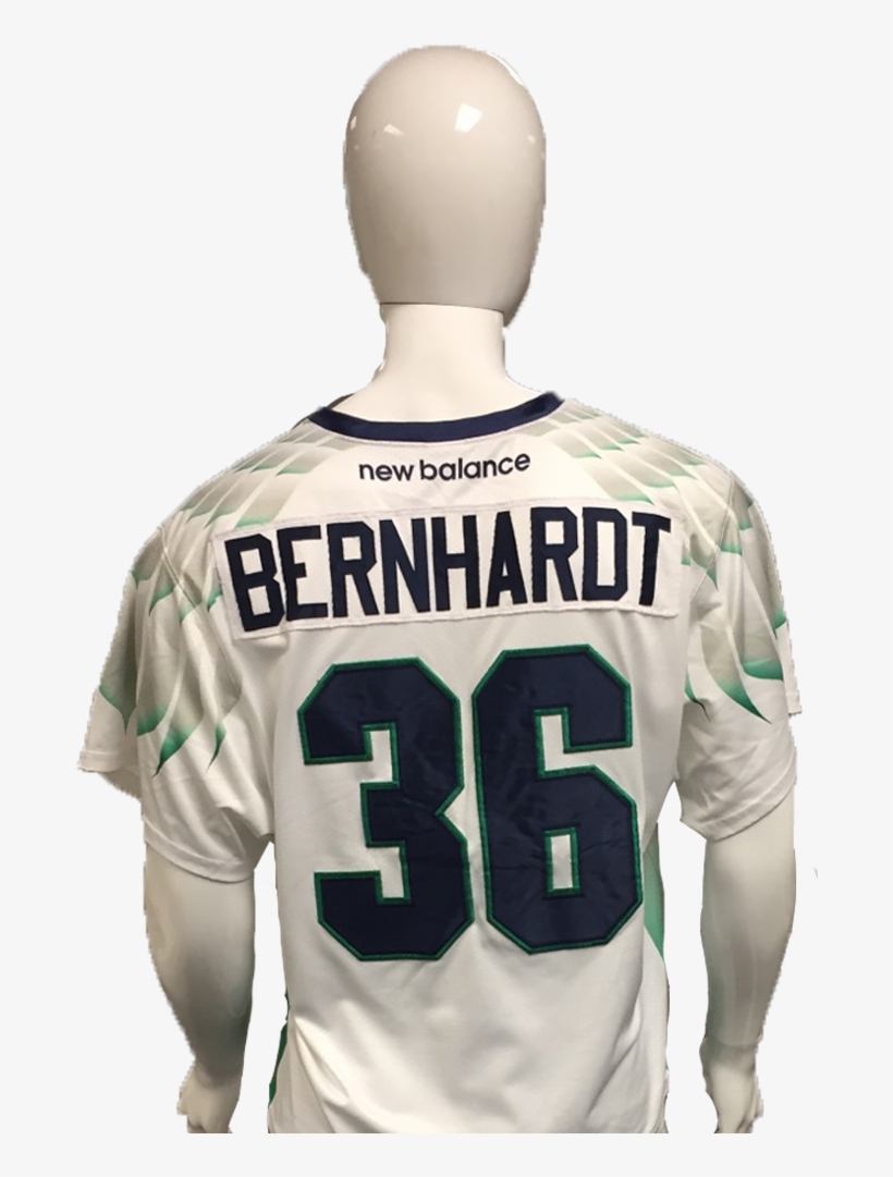 Jesse Bernhardt Game-worn White Jersey - Sports Jersey, transparent png #4680309