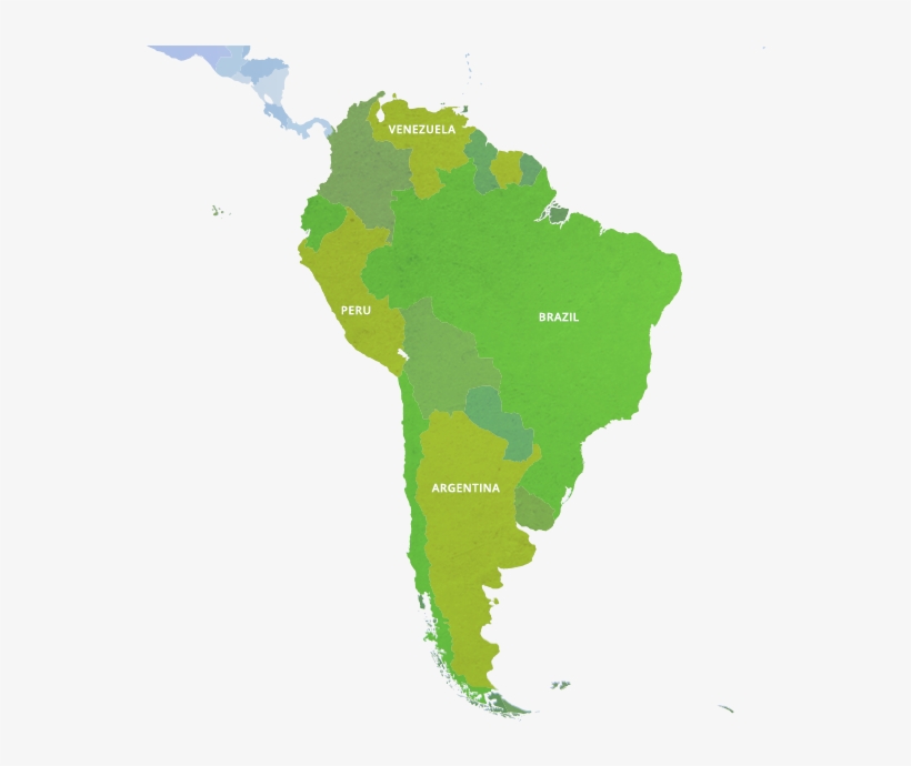 Transparent Latin America Map Png, transparent png #4680421