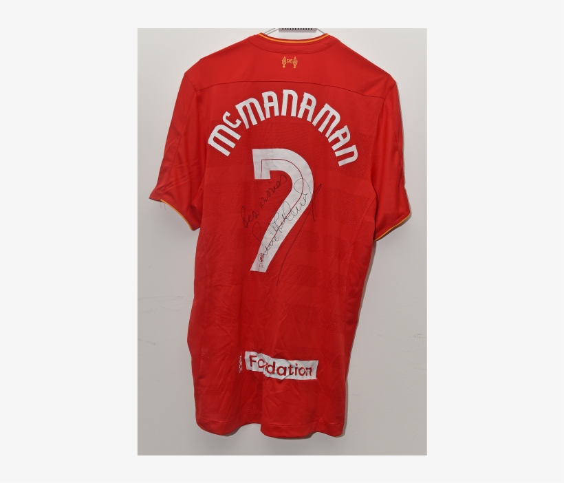 Charity Match 16/17 Signed Mcmanaman Match Worn Shirt - Liverpool 2011, transparent png #4680735