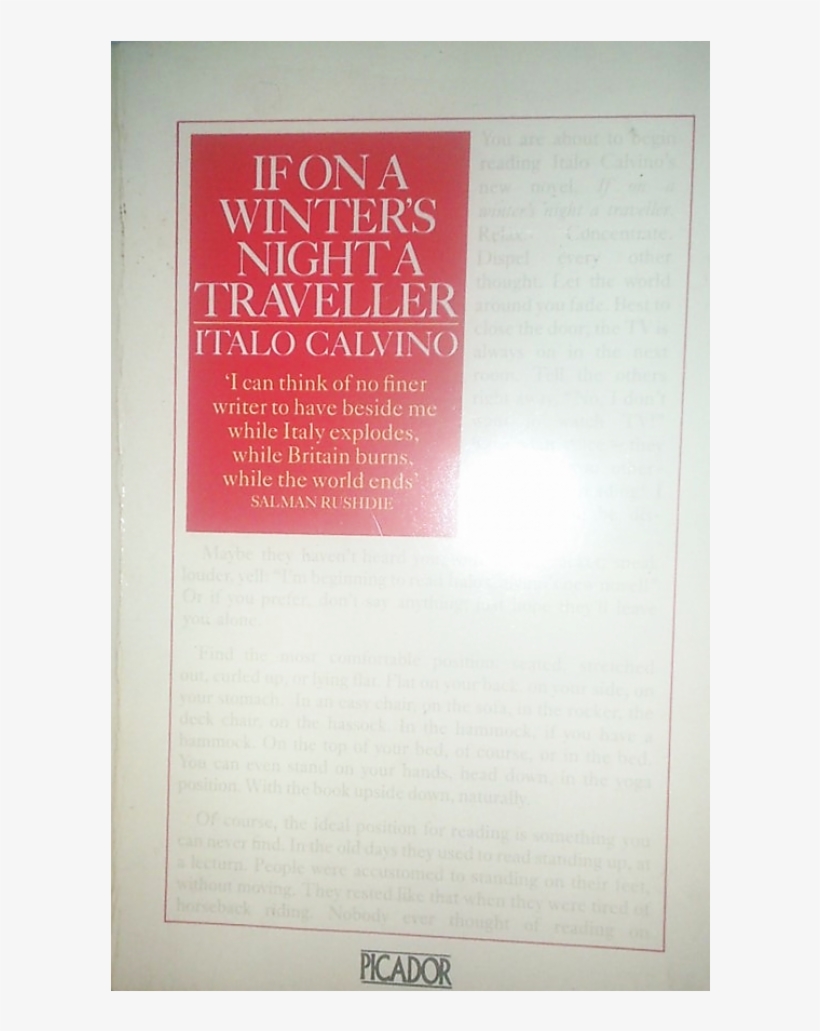 Please Note - If On A Winter's Night A Traveller [book], transparent png #4680843