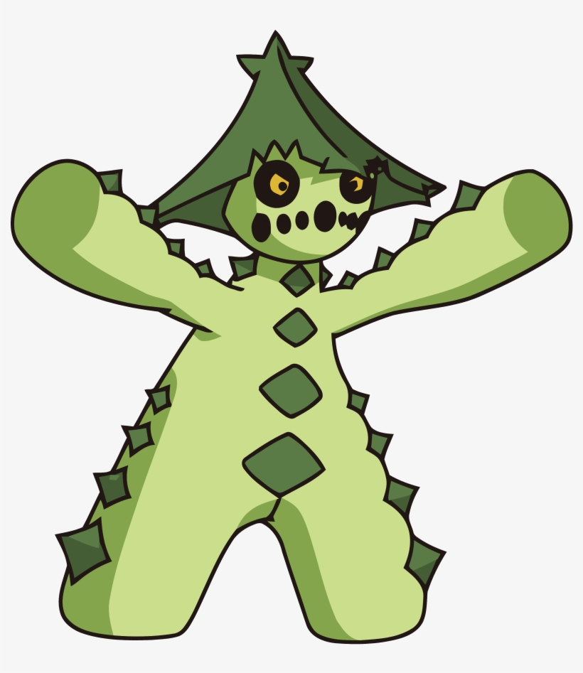 332cacturne Ag Anime 2 - Pokemon, transparent png #4682364