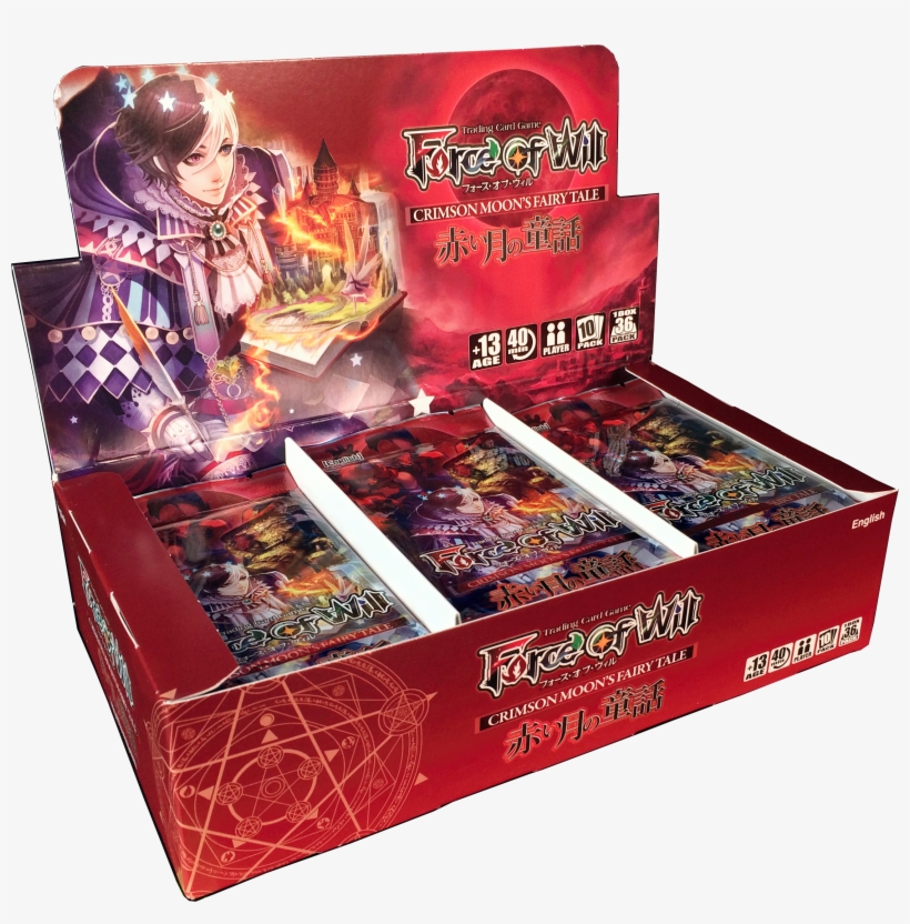 Force Of Will G1 Booster Display Crimson's Moon Fairy, transparent png #4682430