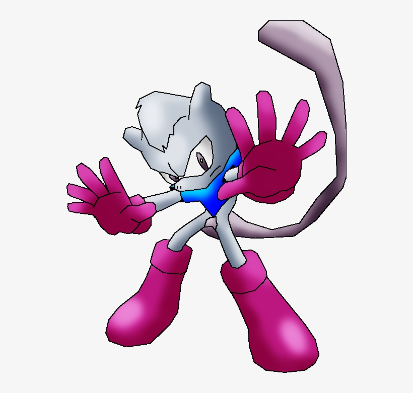 Humanized Mewtwo - Mewtwo As A Sonic Character, transparent png #4682608