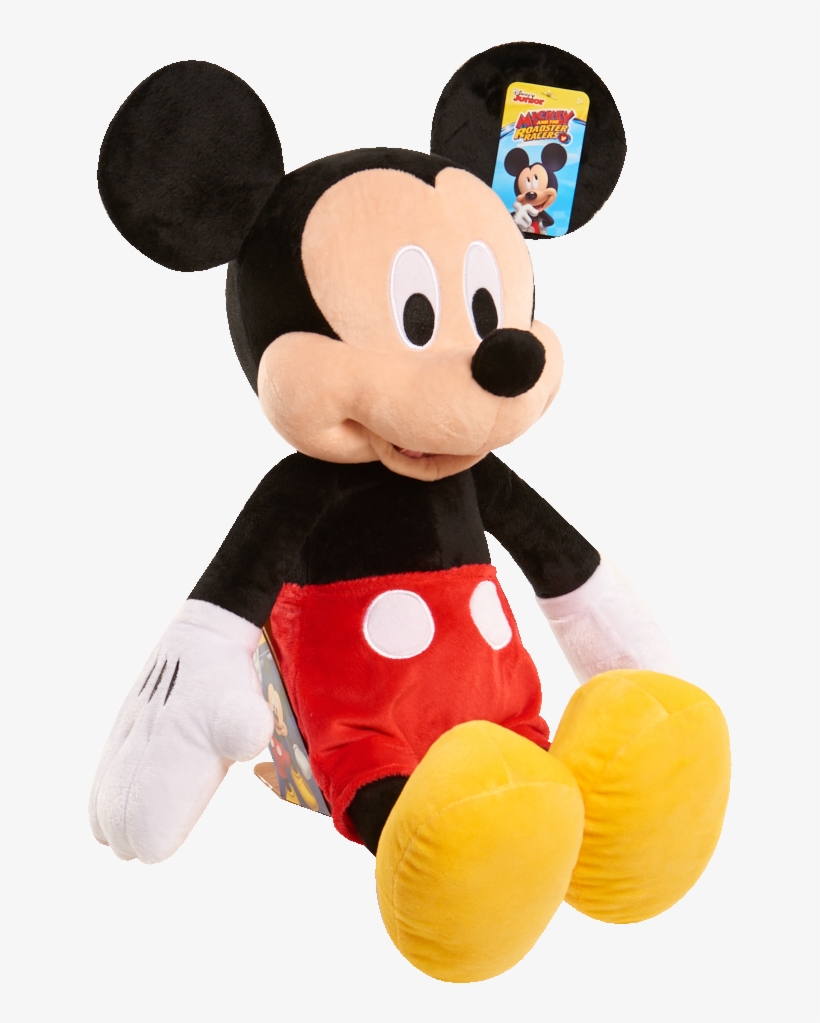 Disney Junior Mickey & The Roadster Racers Plush, Jumbo - Cartoon, transparent png #4682924