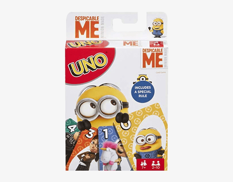 Mattel Uno Despicable Me Card Game, transparent png #4683863