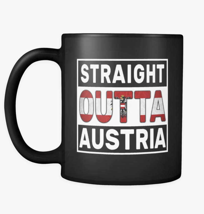 Straight Outta Austria - Nigerian Independence Day Funny, transparent png #4683900