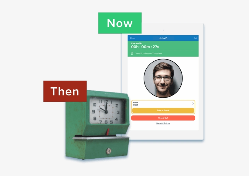 Employee Time Clock App - Time Clock Icon - Free Transparent PNG ...