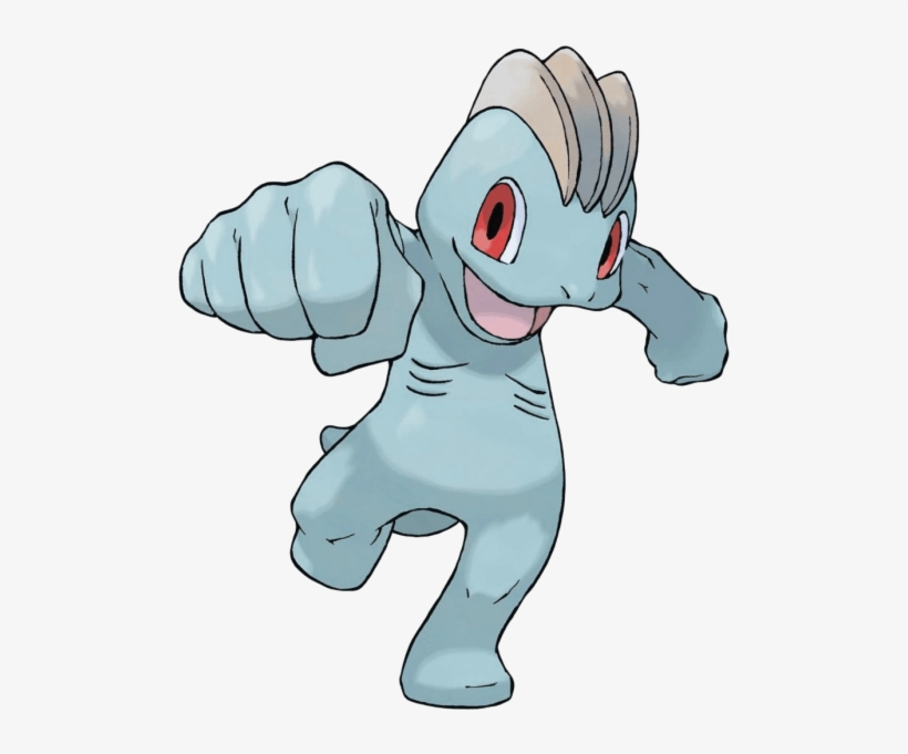 #machop From The Official Artwork Set For #pokemon - Machamp Pokemon, transparent png #4685325