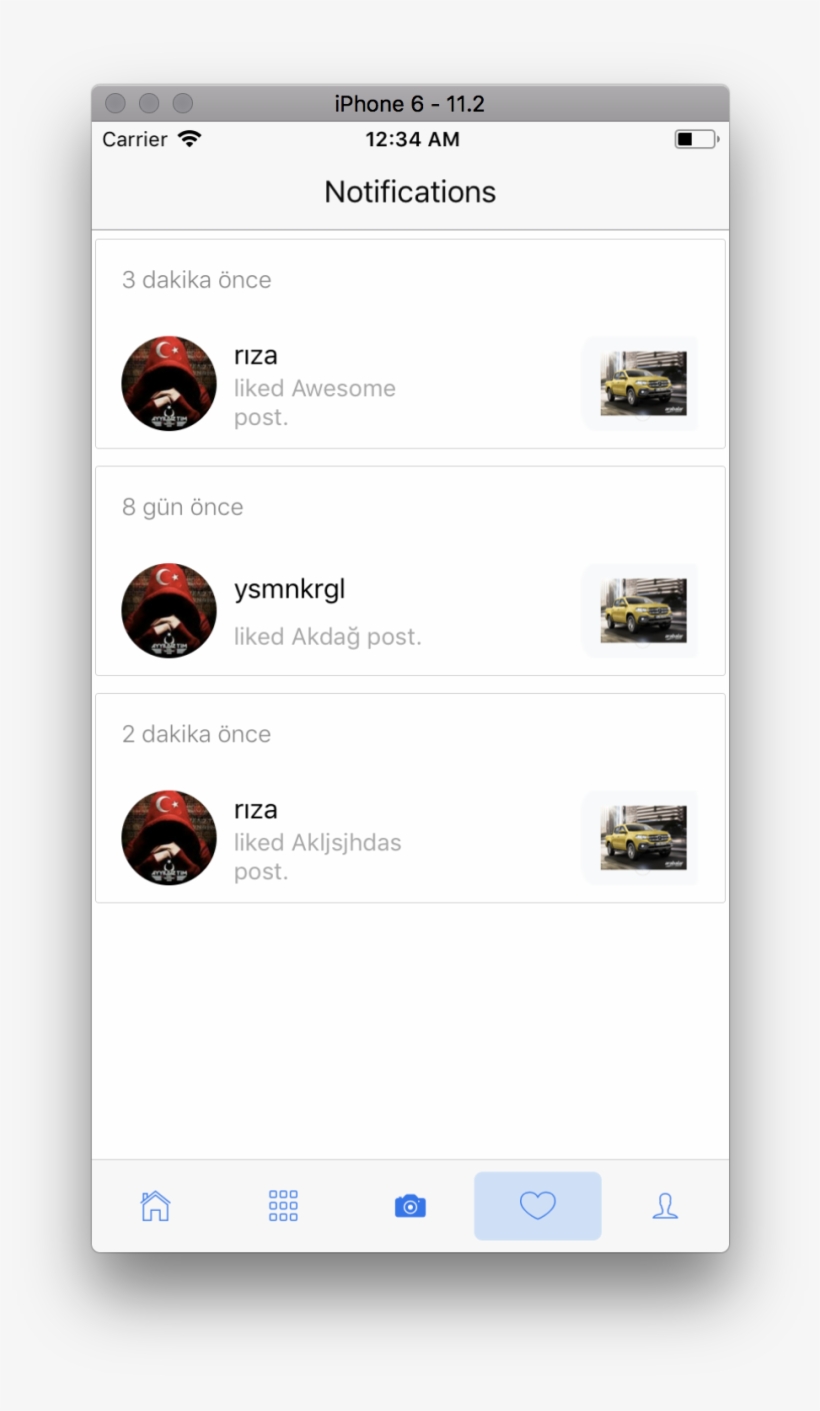 Ekran Resmi 2018 02 22 - React Native Post Firebase, transparent png #4686711